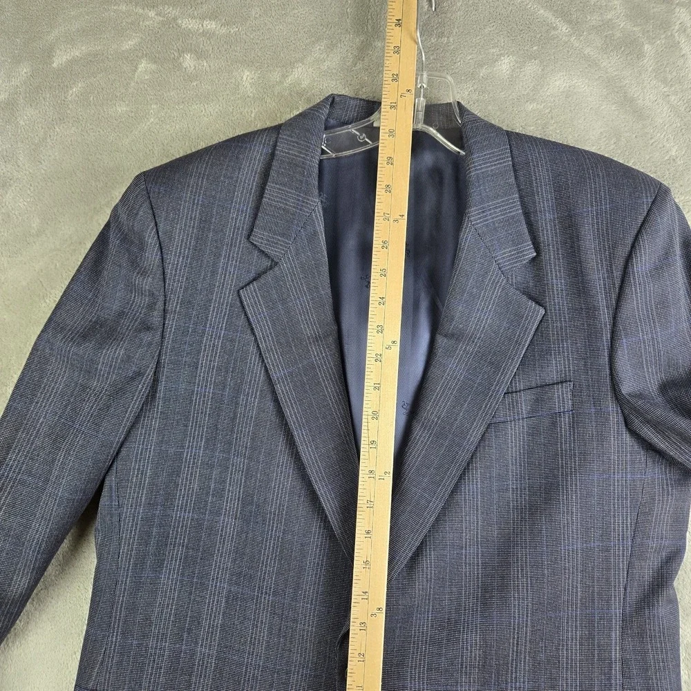 Vintage Louis Roth Blazer Jacket Mens 42R Gray USA Tailored Classic Business